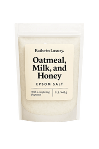 Oatmeal, Milk, and Honey Epsom Salt – Comforting & Nourishing Bath Soak